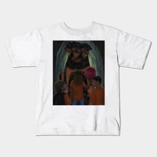 Cerbie and the Kids (dialogue free) Kids T-Shirt